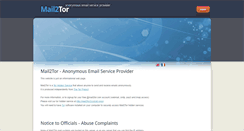 Desktop Screenshot of mail2tor.com
